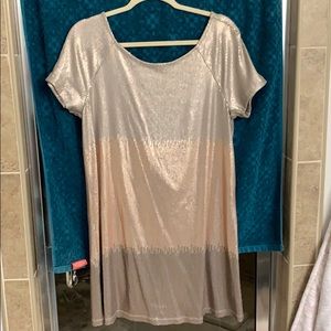 low back sequin dress